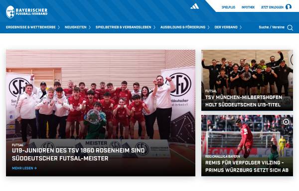 Vorschau von www.bfv.de, Bayerischer Fußballverband