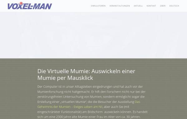 Vorschau von www.voxel-man.de, Die Virtuelle Mumie