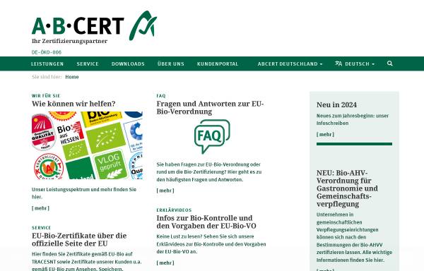 Vorschau von www.abcert.de, Abcert AG