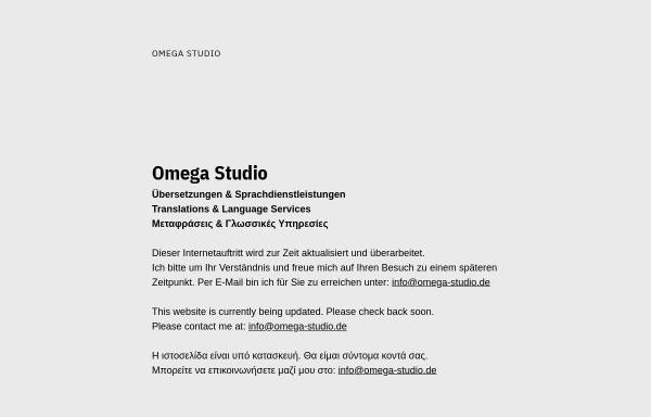Vorschau von www.omega-studio.de, Beyer, Kriton A.