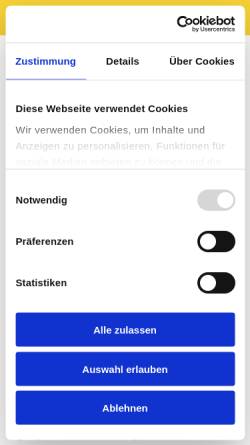 Vorschau der mobilen Webseite www.bsc-clauen.de, BSC Clauen