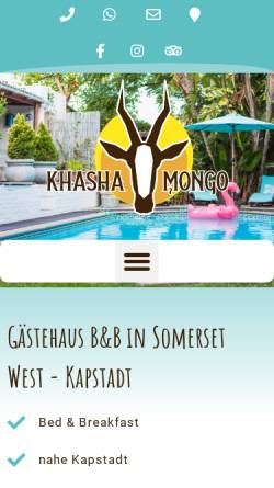 Vorschau der mobilen Webseite khashamongo.de, Khasha Mongo