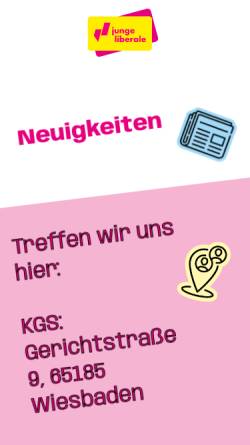 Vorschau der mobilen Webseite julis-wiesbaden.de, JuLis - Junge Liberale Wiesbaden