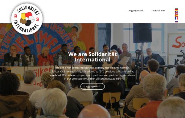 Vorschau von solidaritaet-international.de, SI Solidarität-International (Internationale Solidaritäts- und Hilfsorganisation)
