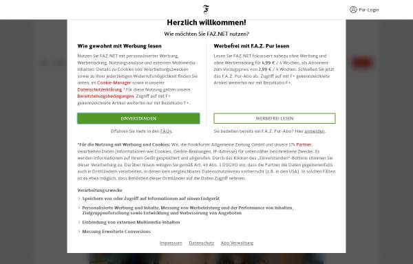 Vorschau von www.faz.net, FAZ.Net: Spieleentwickler Crytek: Die intelligentesten Aliens kommen aus Fechenheim