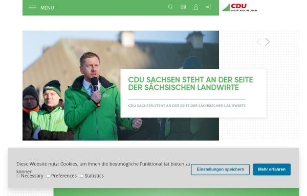 Vorschau von www.cdu-sachsen.de, CDU Sachsen