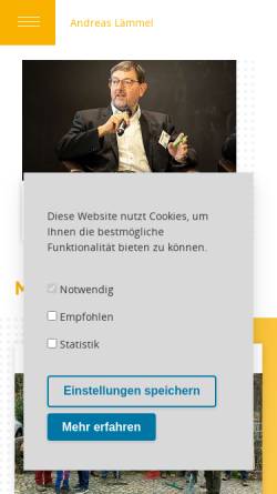 Vorschau der mobilen Webseite www.andreas-laemmel.de, Lämmel, Andreas