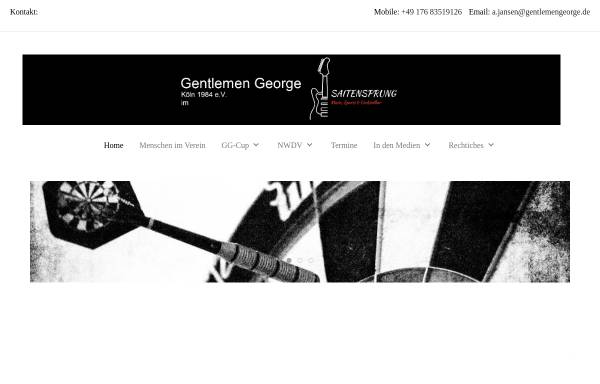 Vorschau von www.gentlemengeorge.de, Gentlemen George Köln 1984 e.V.