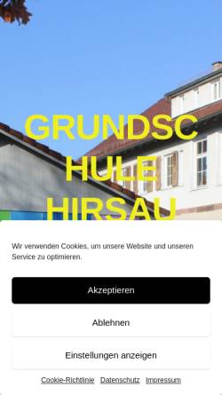 Vorschau der mobilen Webseite www.grundschule-hirsau.de, Grundschule Hirsau