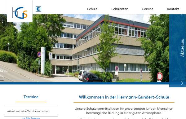 Vorschau von www.hgs-calw.de, Hermann-Gundert-Schule Calw