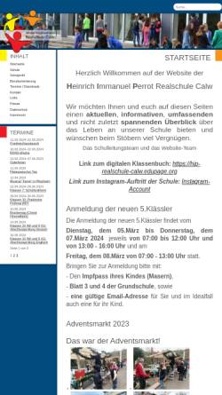 Vorschau der mobilen Webseite www.realschule-calw.de, Realschule Calw