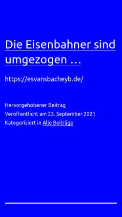 Vorschau der mobilen Webseite esvansbach.de, ESV Ansbach/Eyb