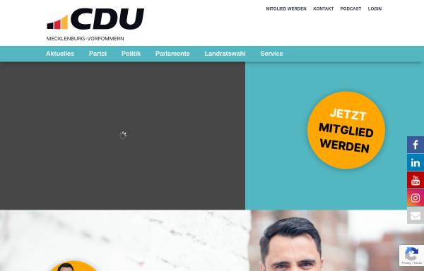 Vorschau von www.cdu-mecklenburg-vorpommern.de, CDU-Landesverband Mecklenburg-Vorpommern