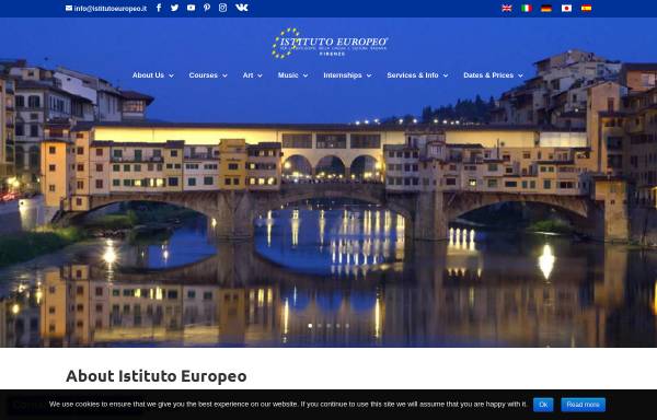Vorschau von www.istitutoeuropeo.it, Istituto Europeo, Florenz