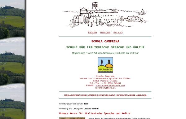 Vorschau von www.nautilus-mp.com, Sant'Anna in Camprena, Pienza