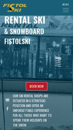 Vorschau der mobilen Webseite www.rinoski.com, Ski Verleih Rino & Klaus