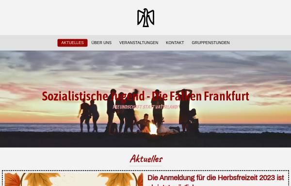 Vorschau von www.falken-frankfurt.de, Sozialistische Jugend - Die Falken Landesverband Hessen