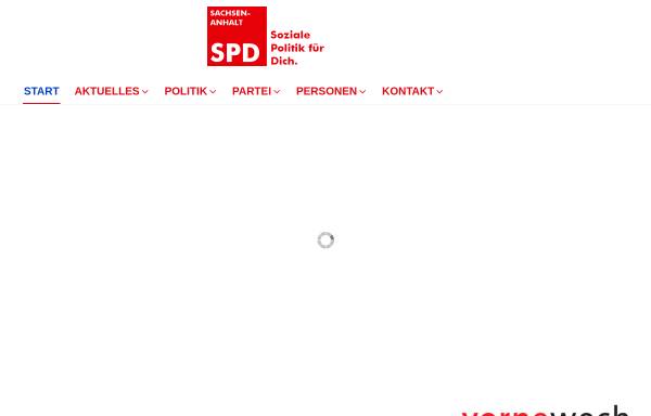 Vorschau von spd-sachsen-anhalt.de, SPD-Landesverband Sachsen-Anhalt