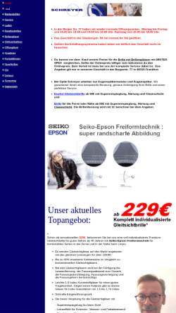 Vorschau der mobilen Webseite www.optik-schreyer.de, Optik Schreyer