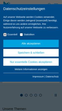 Vorschau der mobilen Webseite www.kaiserswerther-diakonie.de, Kaiserswerther Diakonie