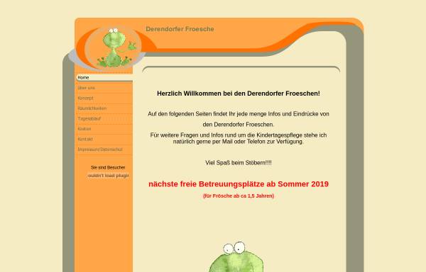 Vorschau von www.derendorfer-froesche.de, Derendorfer Frösche