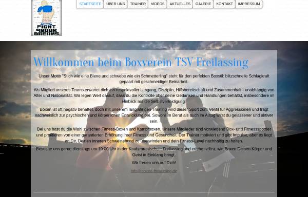 Vorschau von www.boxen-freilassing.de, Boxen-TSV Freilassing