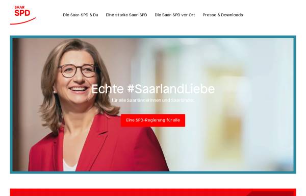 Vorschau von www.spd-saar.de, SPD Sozialdemokratische Partei Deutschlands Landesverband