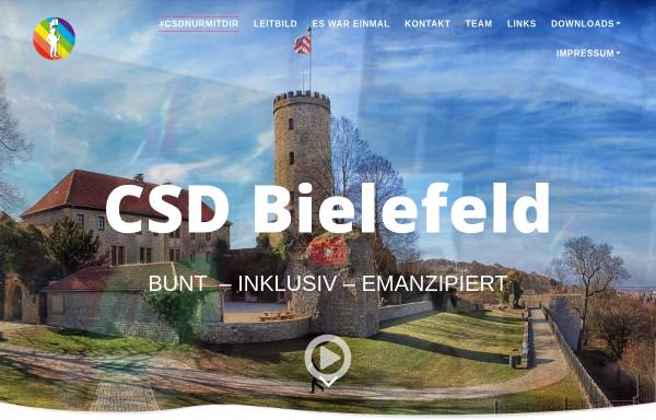 Vorschau von www.csd-bielefeld.de, CSD Bielefeld