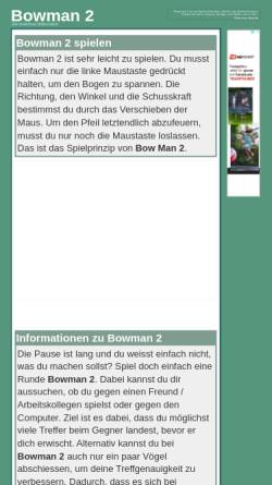 Vorschau der mobilen Webseite www.bowman2.de, Bowman 2