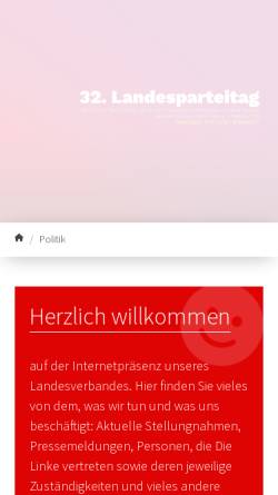 Vorschau der mobilen Webseite www.dielinke-bremen.de, Die Linke. Bremen