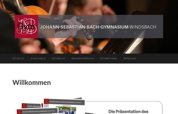 Vorschau von jsbg.de, Johann-Sebastian-Bach-Gymnasium