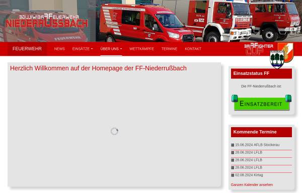Vorschau von ff.niederrussbach.com, Freiwillige Feuerwehr Niederrussbach