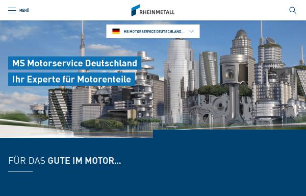 Vorschau von www.ms-motorservice.de, MS Motorservice Deutschland GmbH