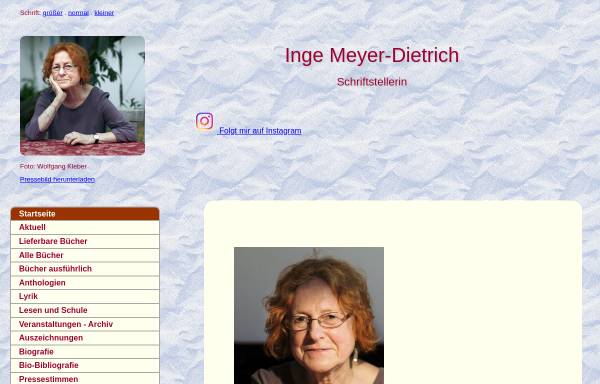 Vorschau von www.ingemeyerdietrich.de, Inge Meyer-Dietrich