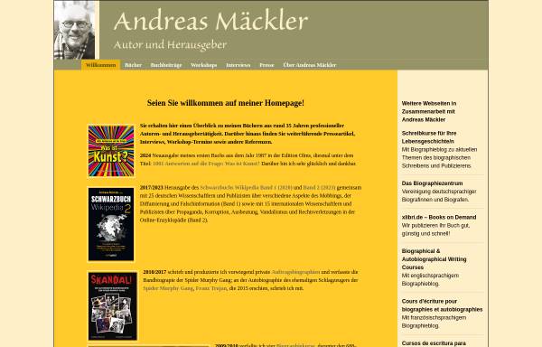Vorschau von www.maeckler.com, Andreas Mäckler