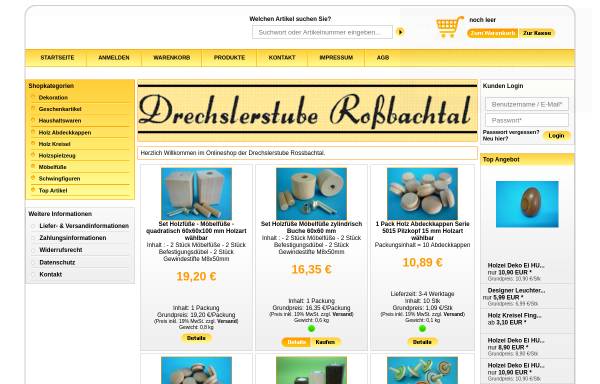 Vorschau von www.drechslerstube.de, Drechslerstube Roßbachtal