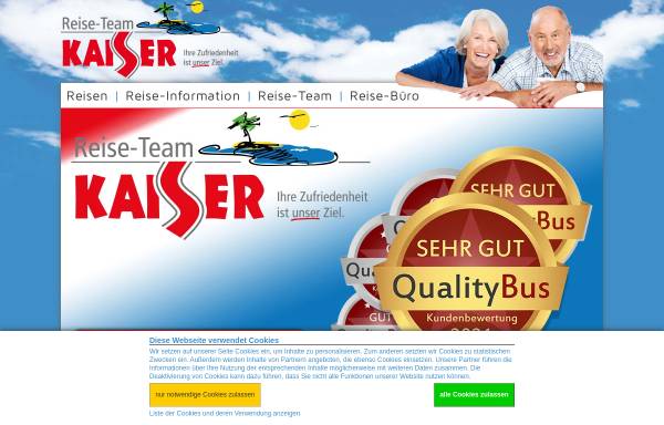 Vorschau von www.reiseteamkaiser.de, Reise-Team Kaiser