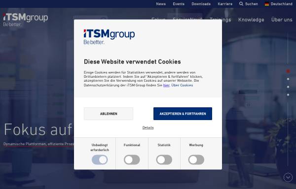 Vorschau von www.itsm-consulting.de, ITSM Consulting AG