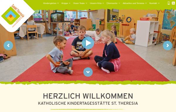 Vorschau von www.kita-st-theresia.de, Kindertagesstätte Sankt Theresia, Grafenwöhr