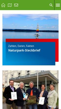 Vorschau der mobilen Webseite www.naturpark-steinhuder-meer.de, Naturpark Steinhuder Meer