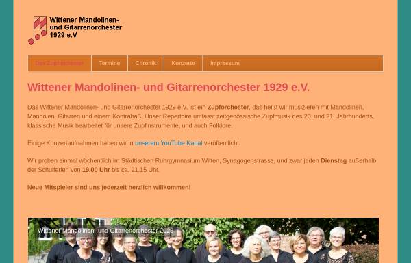 Vorschau von www.wmgo.de, Wittener Mandolinen- und Gitarrenorchester 1929 e.V.