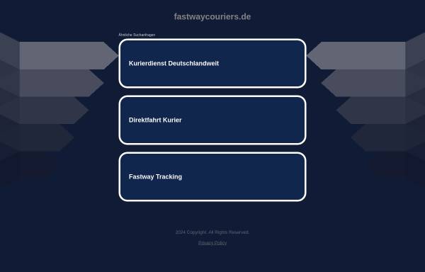 Vorschau von www.fastwaycouriers.de, Fastway Couriers Allgau Mayer and Reiter Logistik GbR