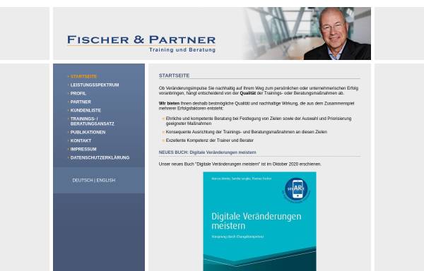 Vorschau von www.fischerberatungtraining.de, Fischer & Partner Training und Beratung