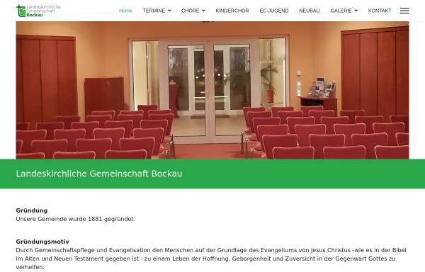 Vorschau von www.lkg-bockau.de, Landeskirchliche Gemeinschaft Bockau