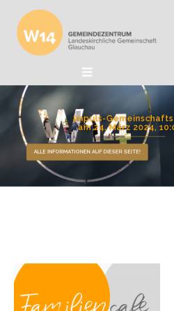 Vorschau der mobilen Webseite lkg-glauchau.de, Landeskirchliche Gemeinschaft Glauchau