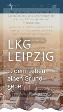 Vorschau der mobilen Webseite lkg-leipzig.de, Landeskirchliche Gemeinschaft Leipzig