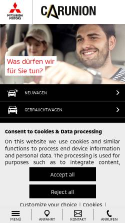 Vorschau der mobilen Webseite www.alv-gotha.de, ALV Automobile GmbH