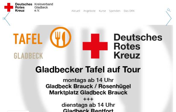 Vorschau von drkgladb1.drk-hosting.de, Deutsches Rotes Kreuz, DRK