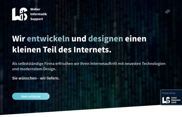 Vorschau von www.weber-is.ch, Weber Informatik Support