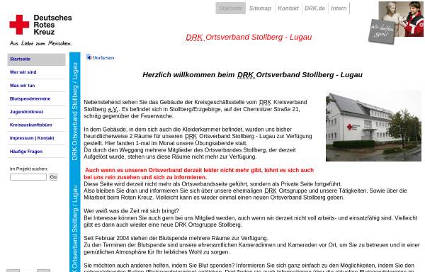Vorschau von www.drk-ov-stollberg.de, DRK Ortsverband Stollberg / Lugau